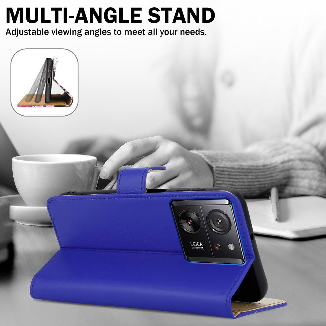 Custodia Xiaomi Custodia Portafoglio Per Xiaomi Redmi 13C - Con Pellicola E Supporto Pieghevole Asuwish Custodia Pelle