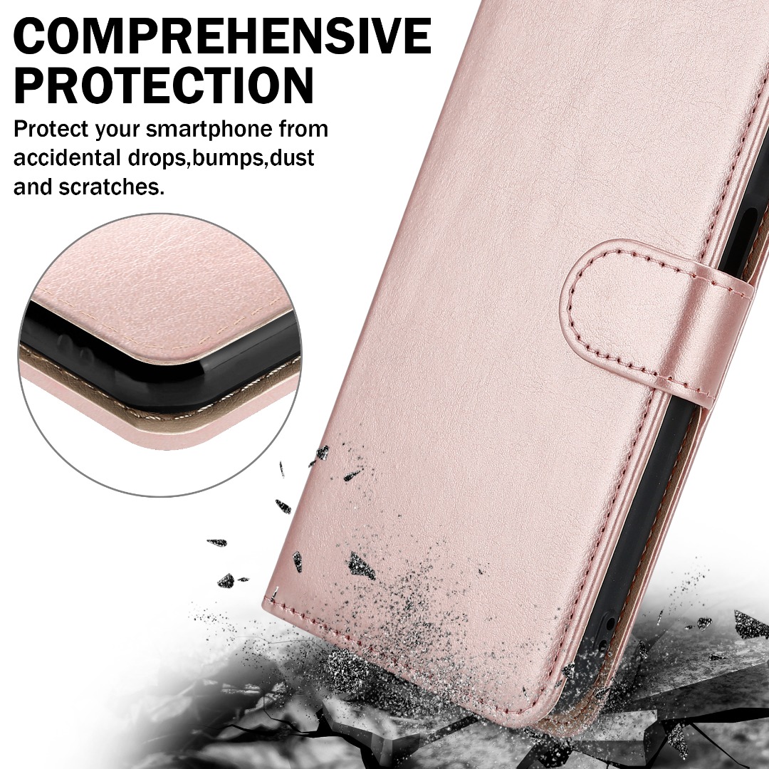 Custodia A Portafoglio In Pelle Per Xiaomi 13T / 13T Pro - Con Pellicola Protettiva, 2 Scomparti Per Carte, Supporto Magnetico, Chiusura Magnete, Antigraffio - 2