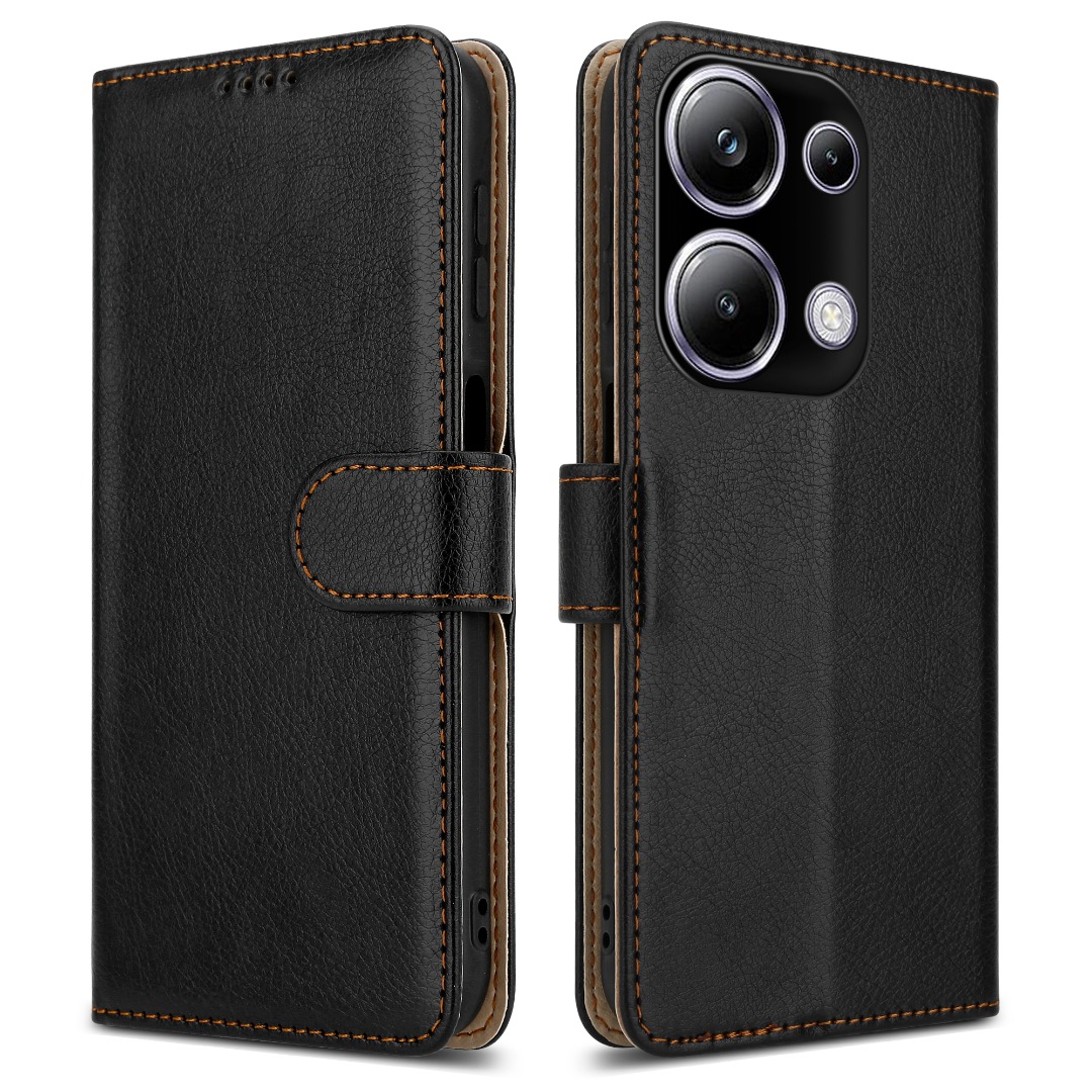 Custodia Portafoglio In Pelle Per Xiaomi Poco M4 Pro 4G - Cover Con Slot Per Schede E Chiusura Magnetica, Cinturino Incluso (Modello Q11) - 2