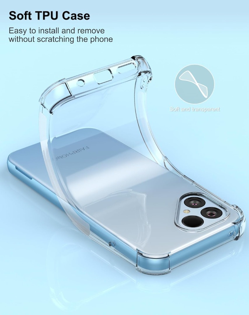 Coque TPU Souple Fairphone 4 – Ultra Fine Antichoc, Transparent, Protection Précise Et Élégante