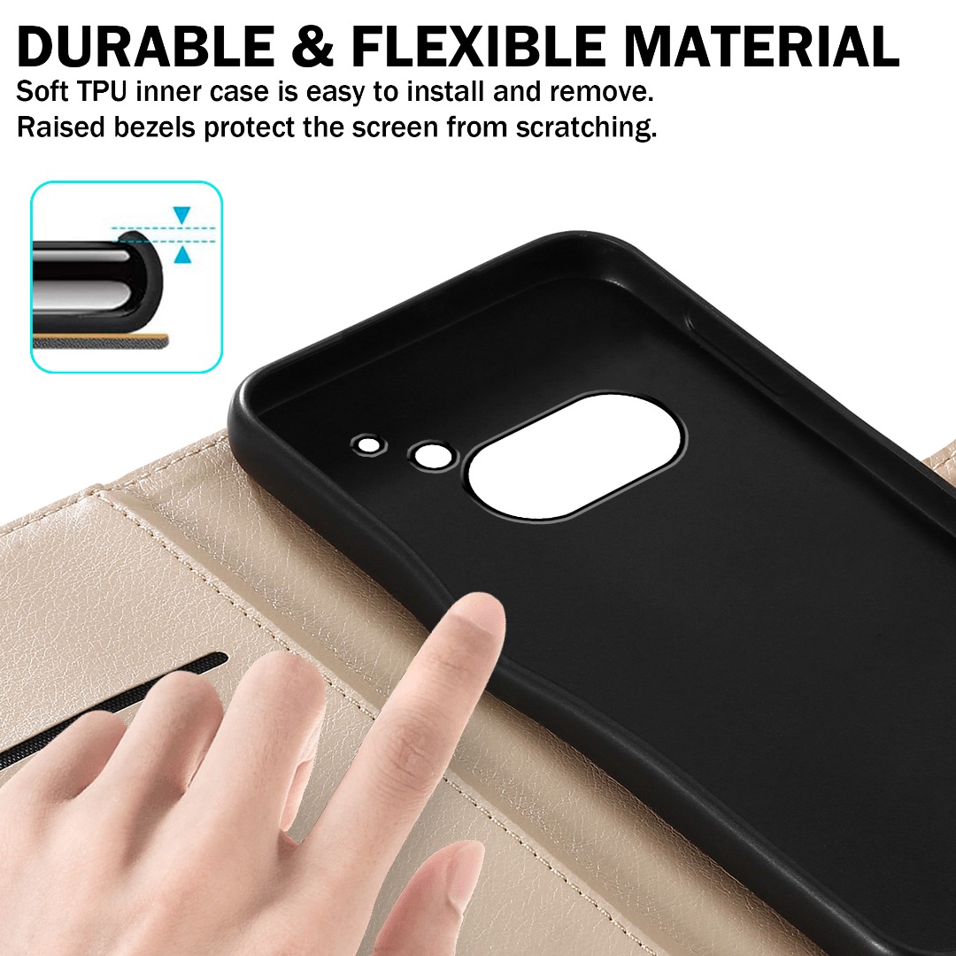 xinyunew Cover per Nothing Phone 2A Custodia Portafoglio [Blocco