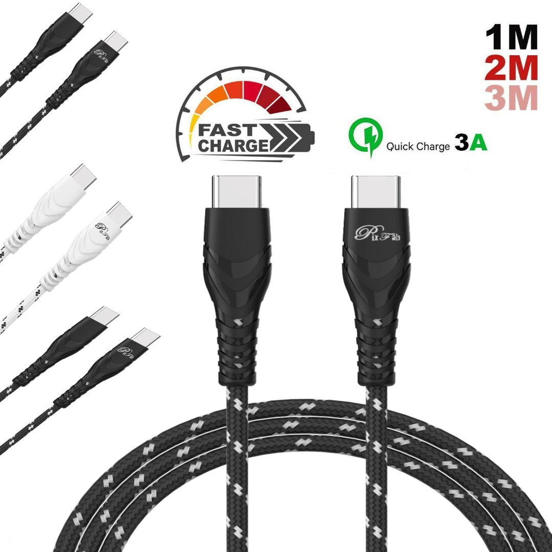 Cavo USB Tipo C Per Motorola Edge 30 Neo – Ricarica Rapida E Sincronizzazione Dati, 2 Metri, Connettori In Alluminio, Robusto E Durevole