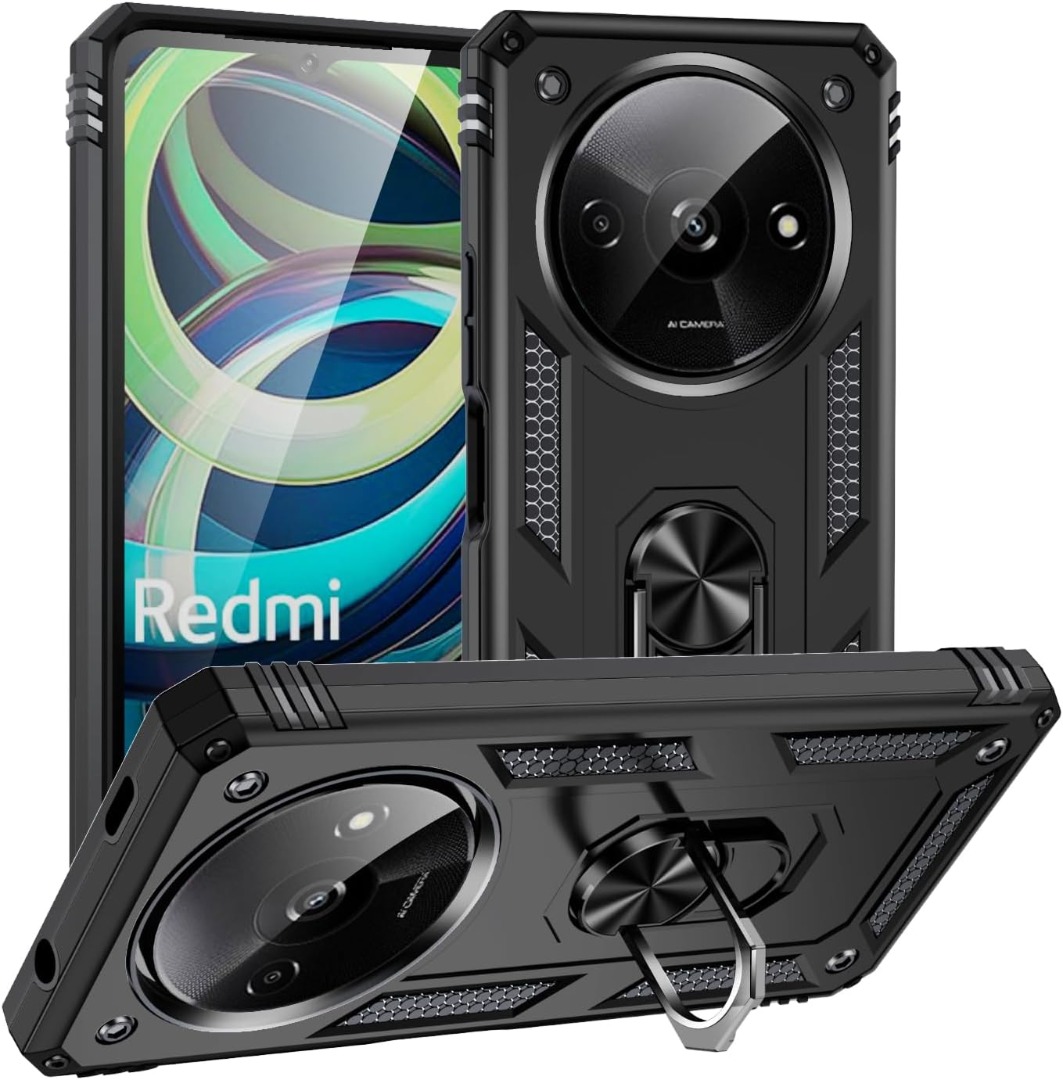 Case For Xiaomi Redmi Note 12C 13C A2 A3 11 Pro Plus Shockproof Ring Phone Cover - Picture 14 of 61