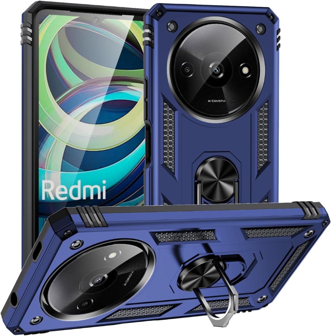 Case For Xiaomi Redmi Note 12C 13C A2 A3 11 Pro Plus Shockproof Ring Phone Cover - Picture 23 of 61
