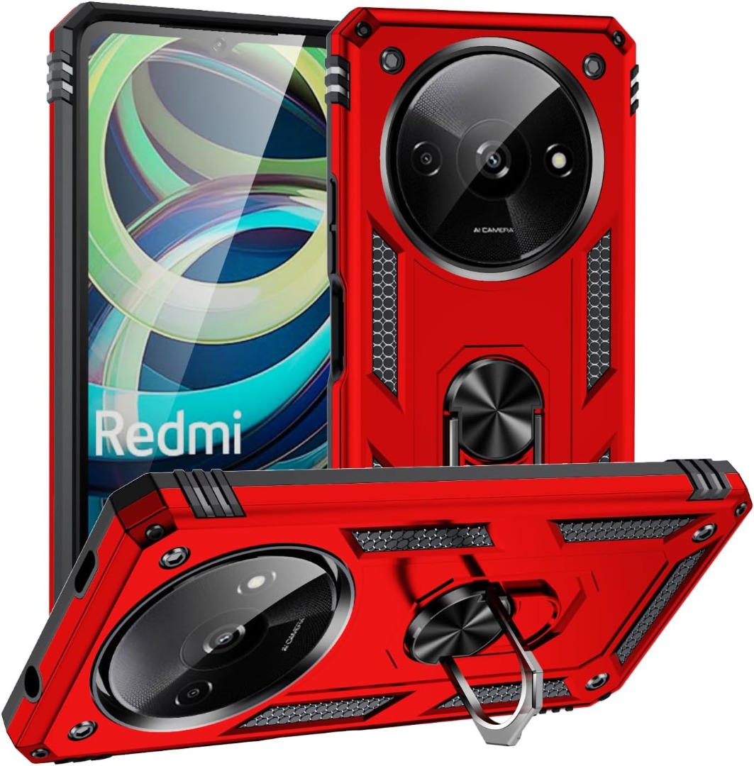 Case For Xiaomi Redmi Note 12C 13C A2 A3 11 Pro Plus Shockproof Ring Phone Cover - Picture 33 of 61