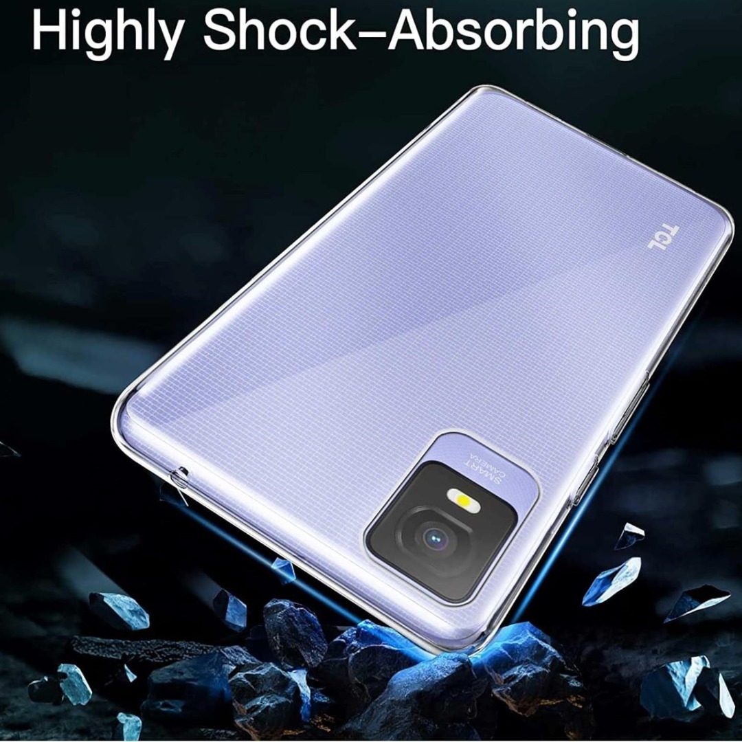 EASSGU Custodia per TCL 501 (6 Inches), Cover Silicone TPU Colore