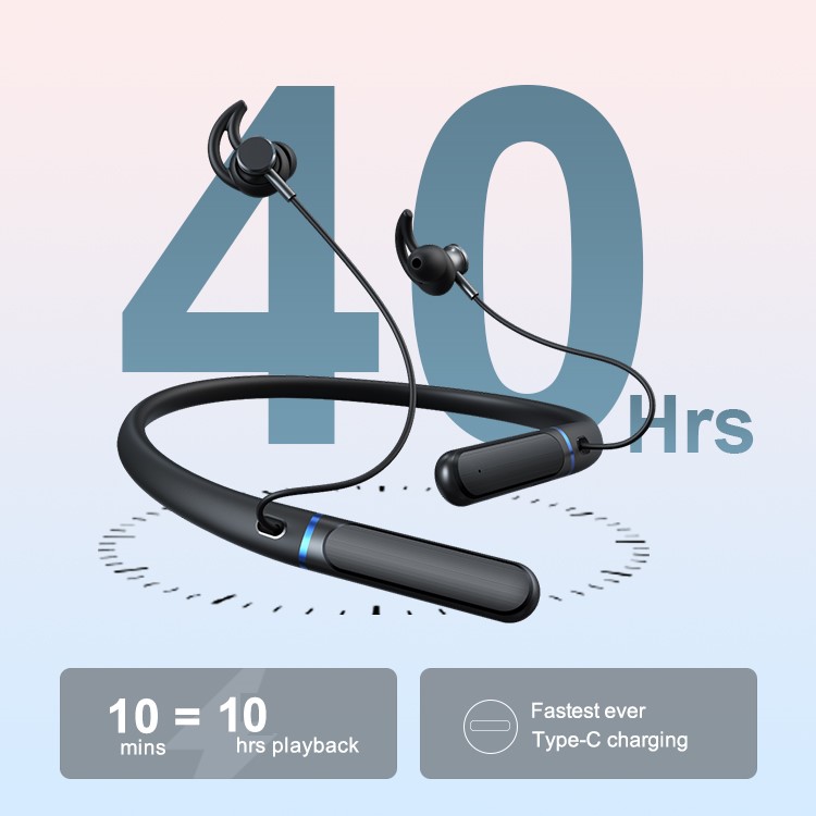 Cuffie Wireless Happy Pods Bluetooth 5.4 Rosa, Touch Control, Batteria 5h, Ricarica Rapida USB-C
