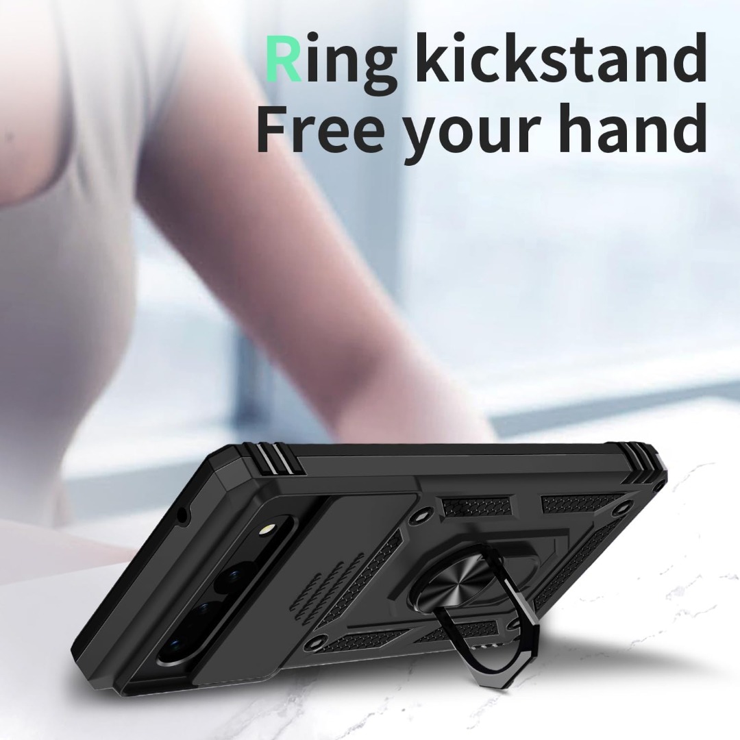 Custodia Per Google Pixel 8A,8 Pro Anti-urto Anello Stand - Foto 10