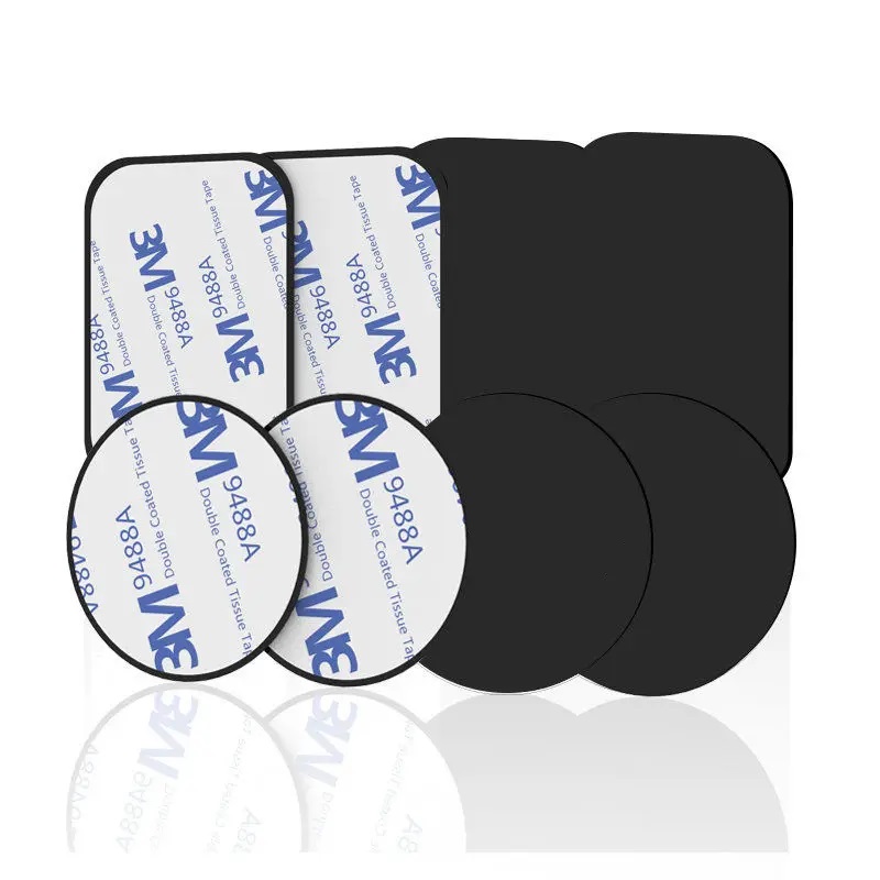 Piastra Magnetica Per Supporto Telefono Auto - Adesiva Forte, Sottile, Compatibile Con Custodie E Supporti Magnetici