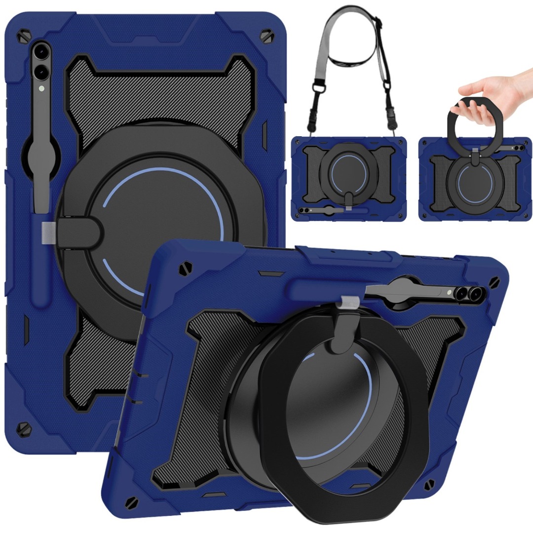 For Samsung TAB S10 S9 FE S6 Lite Plus Ultra Case, Shoulder Strap Tablet Cover - Picture 16 of 23
