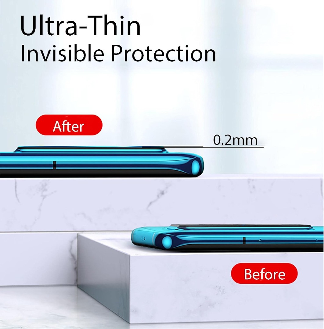 6 Pezzi Vetro Temperato Per Poco M7 Pro – 3 Per Schermo 2.5D, 3 Per Fotocamera, Durezza 9H, Ultra HD E Antigraffio