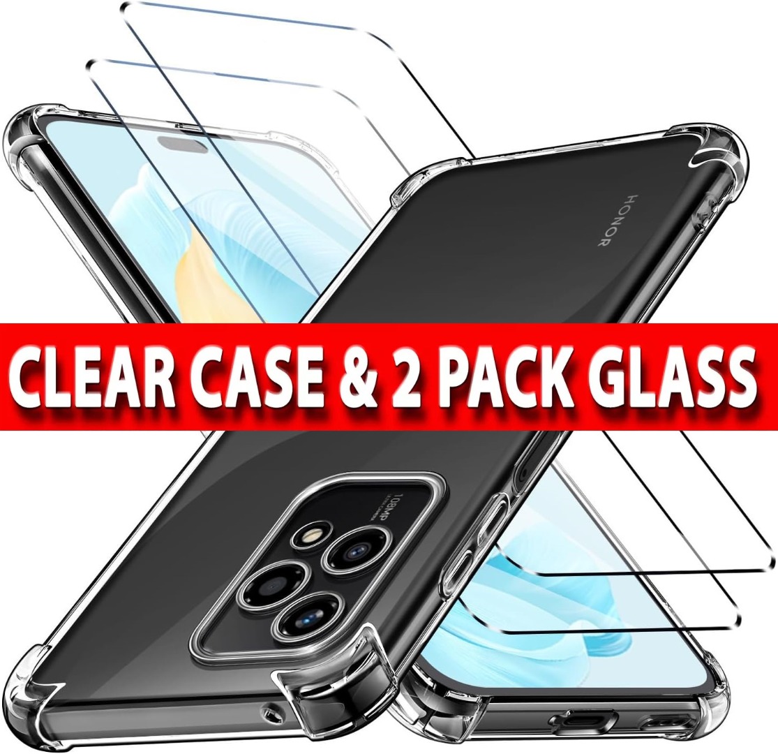 Honor 99 Custodia In Silicone Trasparente Antiurto Per Honor 200 Lite - Include Protezione Schermo, Nuova E Slim! Display Honor Honor 99 Custodia In Silicone Trasparente Antiurto Per Honor 200 Lite - Include Protezione Schermo, Nuova E Slim! Display Honor