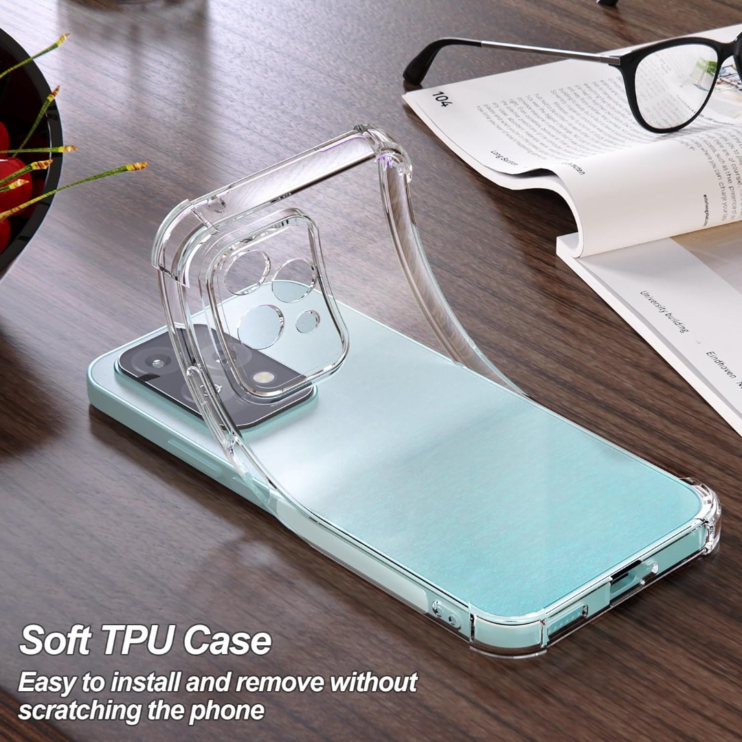 Custodia Per Honor 200 Lite (2024), Armatura Trasparente Silicone - Foto 2