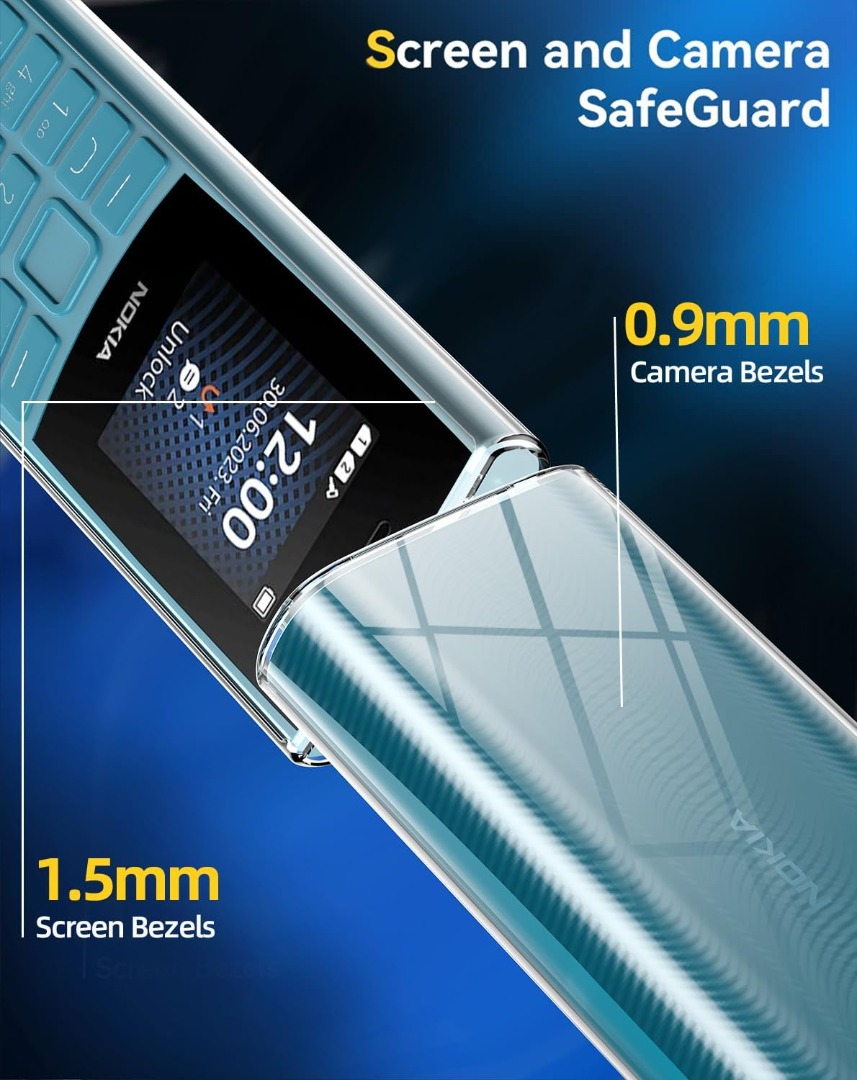 Custodia In Silicone + Vetro Temperato Per Nokia 3210 2024 - Protezione Antiurto E Antigraffio, Design Fioritura - copertina