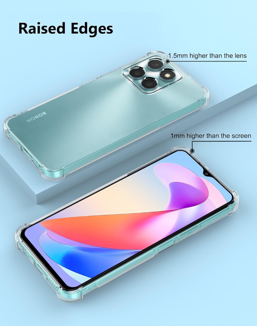 Ivoler Silikon-Hülle Für Honor 90 – Ultra Dünn, Stoßfest, Mit Kameraschutz, Matte Schwarz