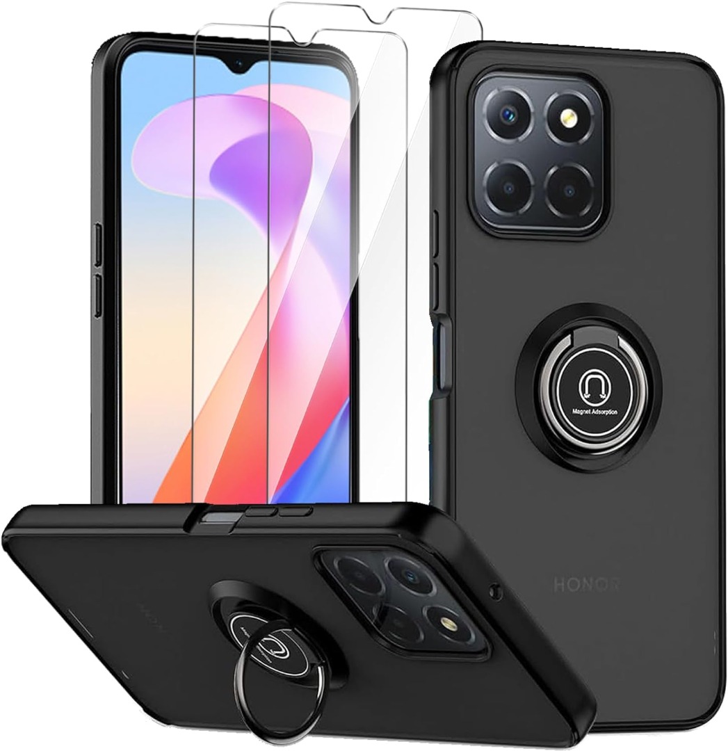 Honor X6B Klapphülle Mit Kartenfächern & Standfunktion – TPU/PU Leder, Inkl. Schutzfolie