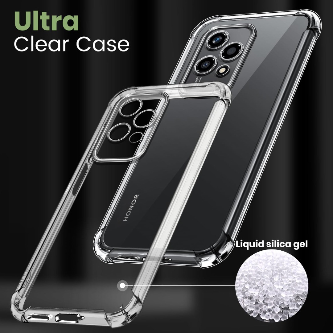 Tveinan Cover Per Honor X8a Custodia, Morbida Silicone TPU Protettivo Ultra Slim Sottile Ed - Foto 6