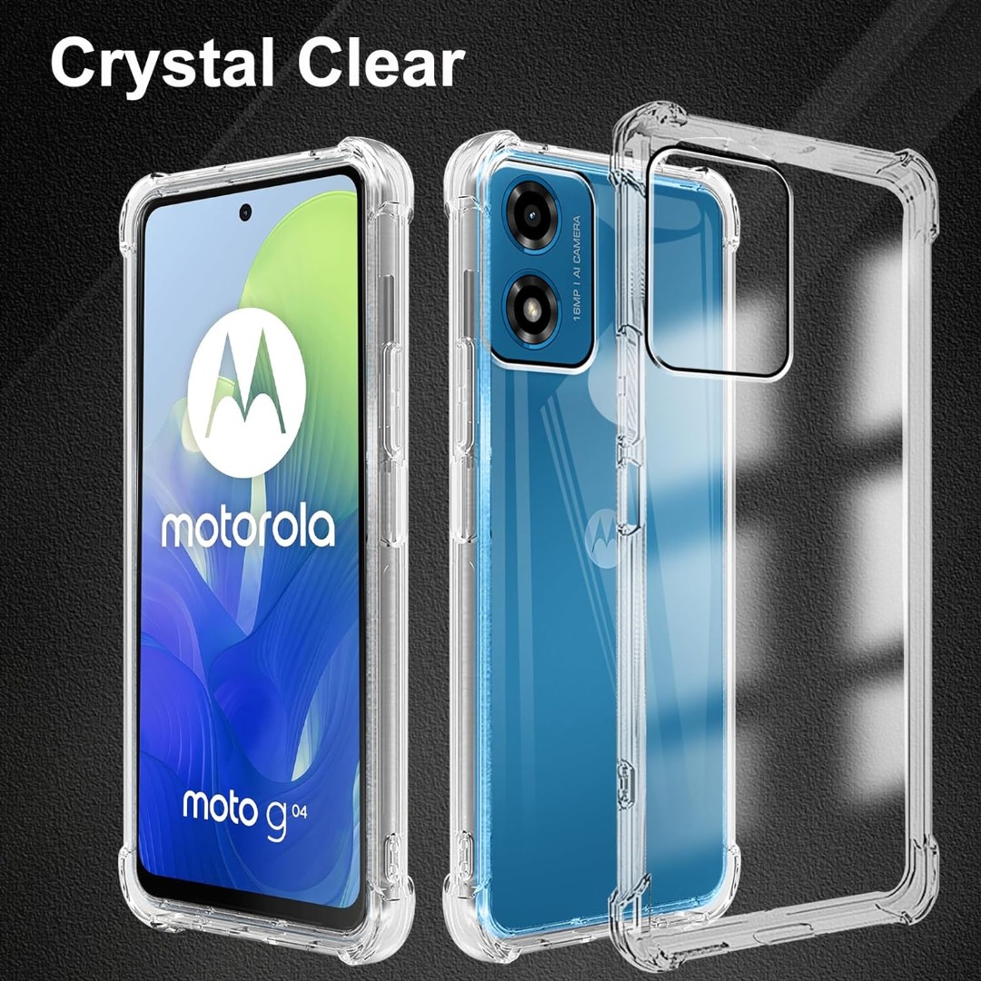 Custodia Silicone Trasparente Pixfab Per Motorola E14/G04/G14/G34/G54/G84 – Cover ARMOUR