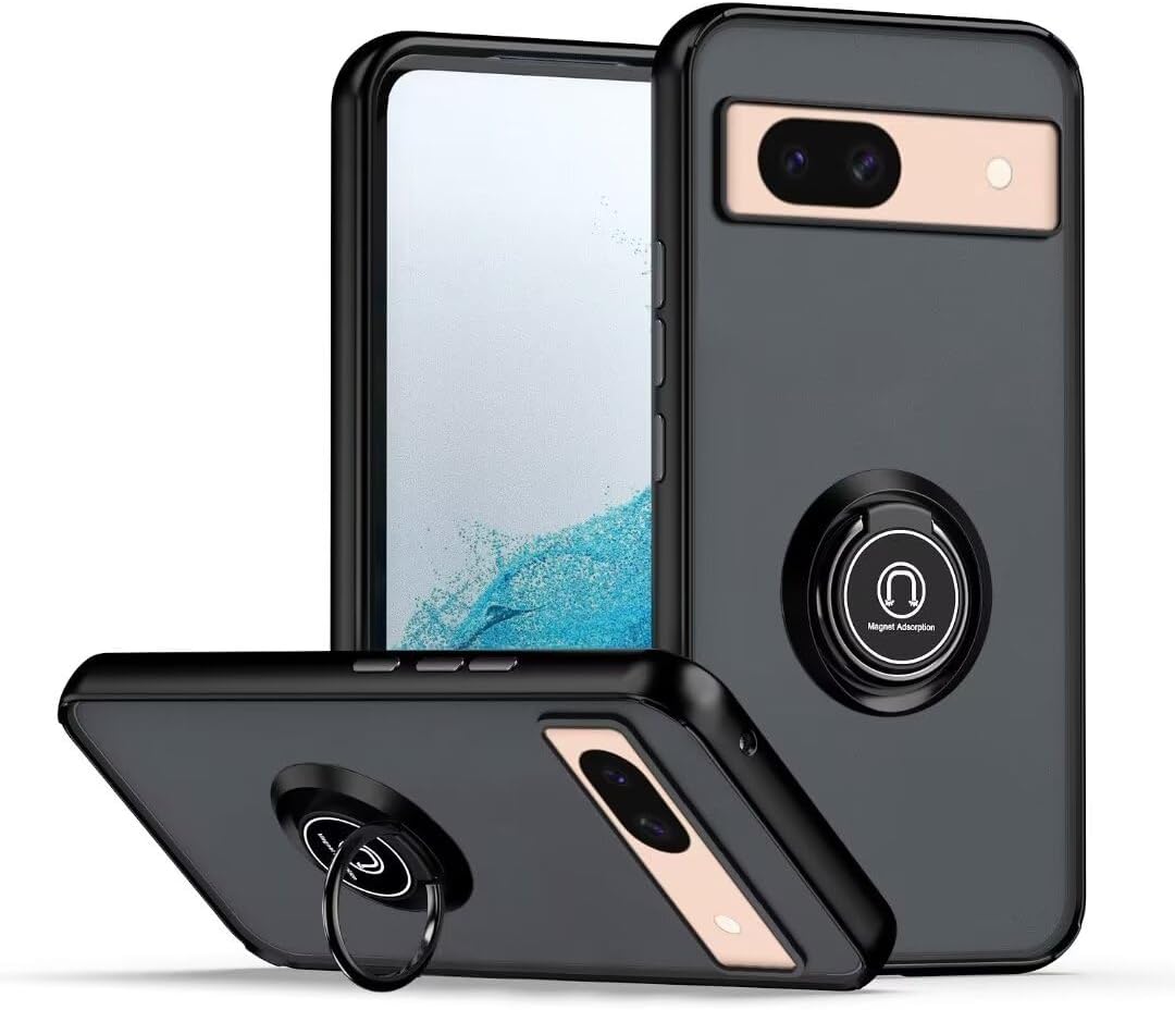 Pour Google Pixel 8A/8 Pro / 7/7A Étui Bague Armure Support Antichoc Téléphone - Photo 15 sur 36
