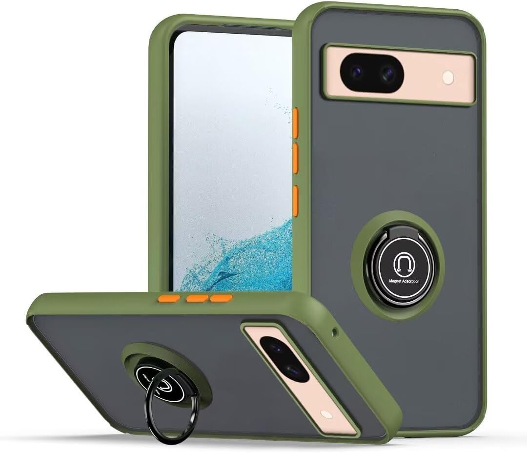 Pour Google Pixel 8A/8 Pro / 7/7A Étui Bague Armure Support Antichoc Téléphone - Photo 27 sur 36
