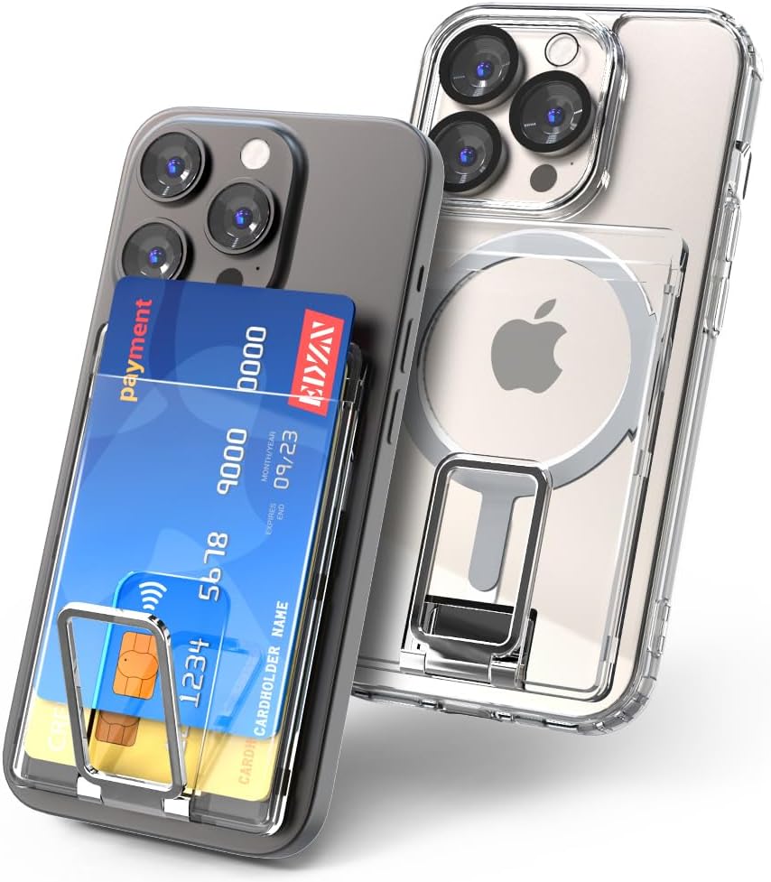 Clip MagSafe Portafoglio Magnetico Per IPhone 16, 15, 14 &ndash; Pixfab (VARI COLORI)