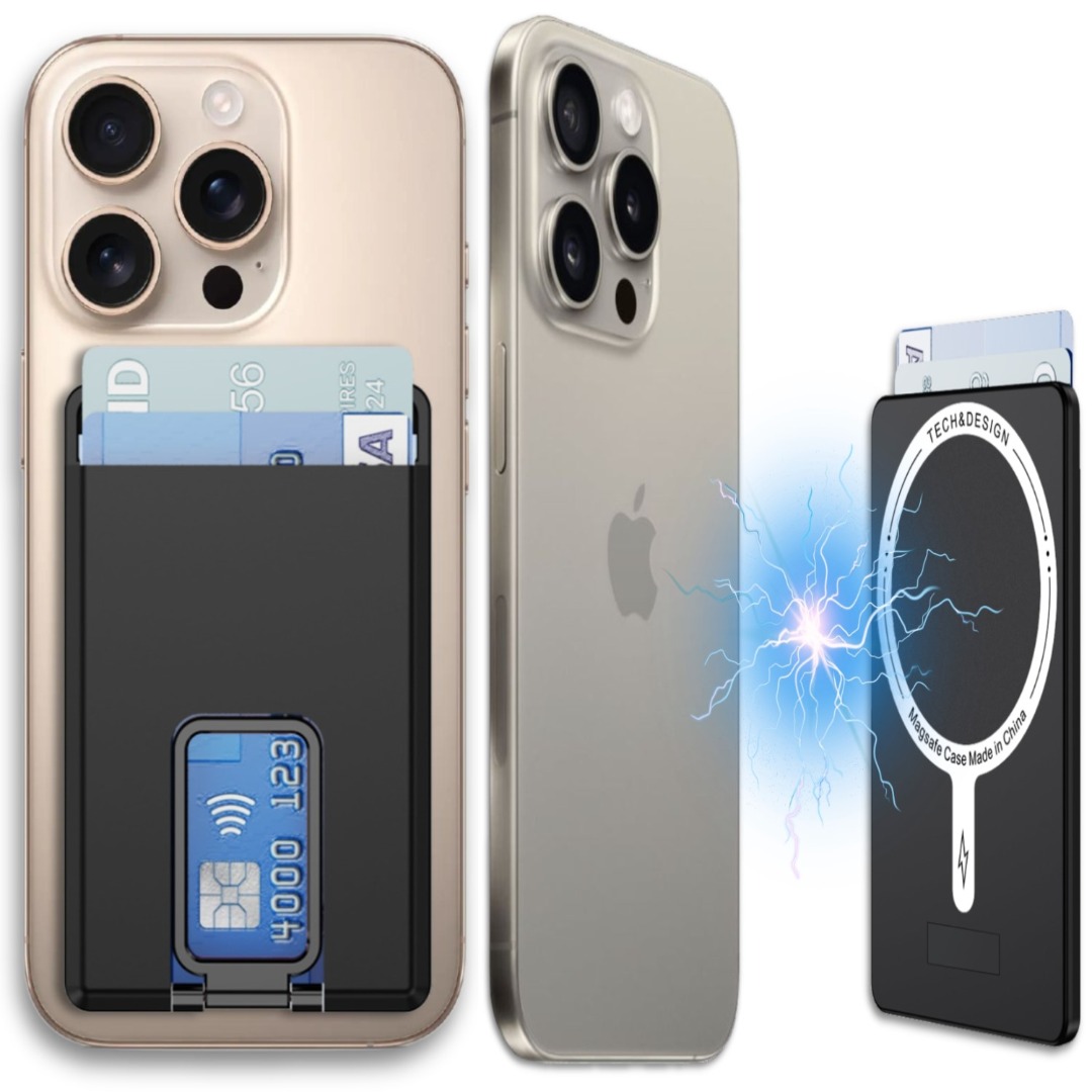 Clear Case For Apple iPhone 16 15 14 13 Pro Max MagSafe Card Holder Wallet Cover - Picture 34 of 39