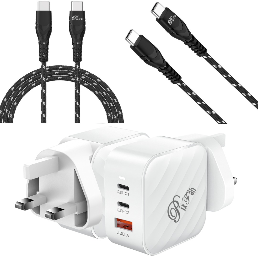 Veloce Ricarica 65W Usb-C Spina Caricabatterie Cavo Per Apple IPAD 11th Gen Aria - Foto 14 di 17
