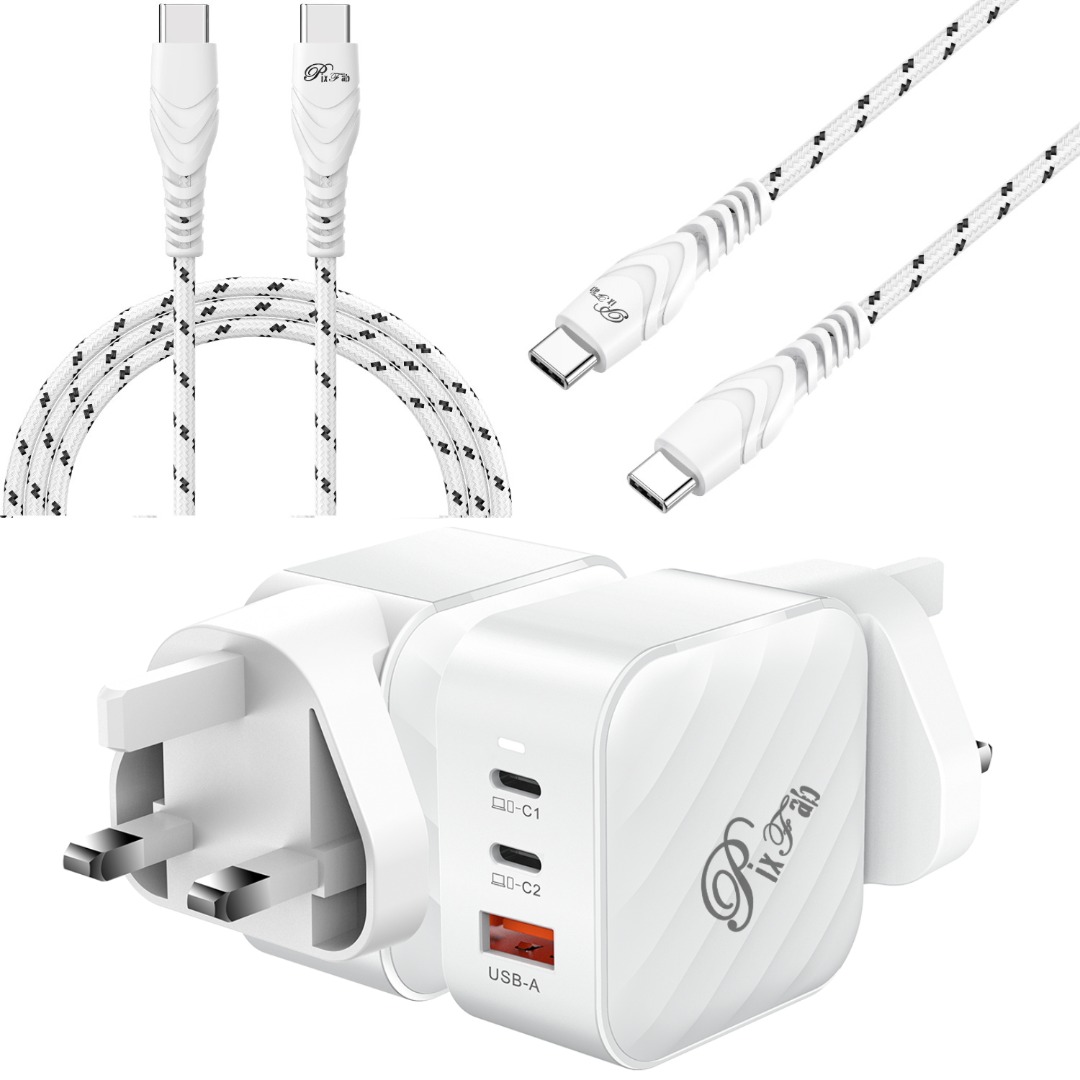Veloce Ricarica 65W Usb-C Spina Caricabatterie Cavo Per Apple IPAD 11th Gen Aria - Foto 15 di 17