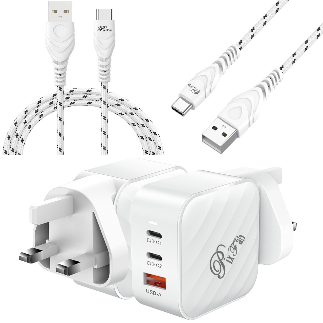 Veloce Ricarica 65W Usb-C Spina Caricabatterie Cavo Per Apple IPAD 11th Gen Aria - Foto 16 di 17
