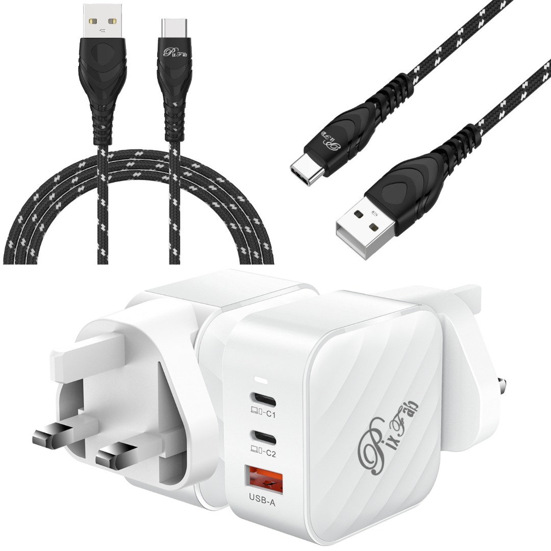 Veloce Ricarica 65W Usb-C Spina Caricabatterie Cavo Per Apple IPAD 11th Gen Aria - Foto 17 di 17