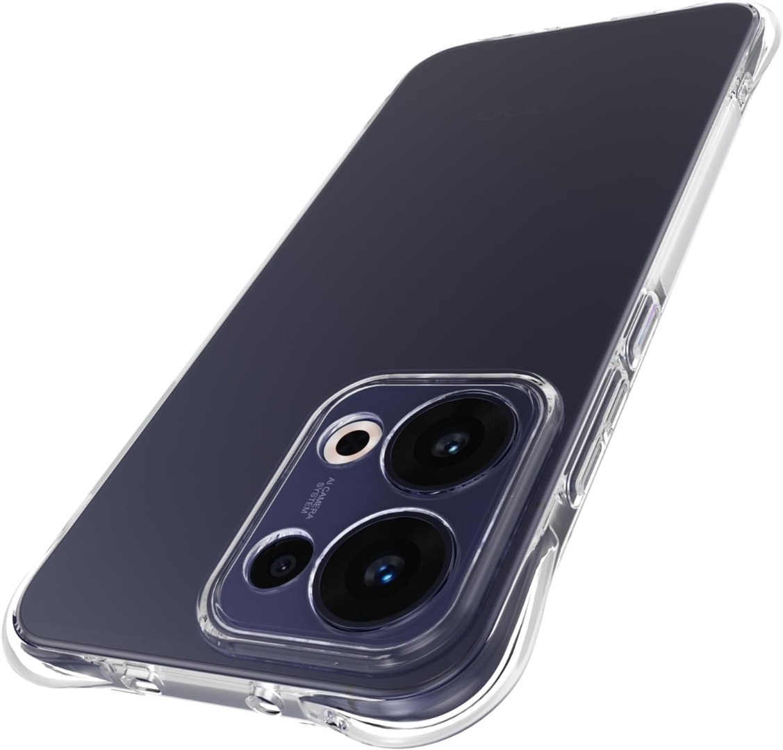 YUXING Cover Trasparente per Oppo Reno 12 F 5G 4G / Reno 12 FS 5G 4G - Custodia Protettiva Sottile in TPU Morbido Antiurto con Carino Motivo Disegno Cool (Kitten YUXING Cover Trasparente per Oppo Reno 12 F 5G 4G / Reno 12 FS 5G 4G - Custodia Protettiva Sottile in TPU Morbido Antiurto con Carino Motivo Disegno Cool (Kitten