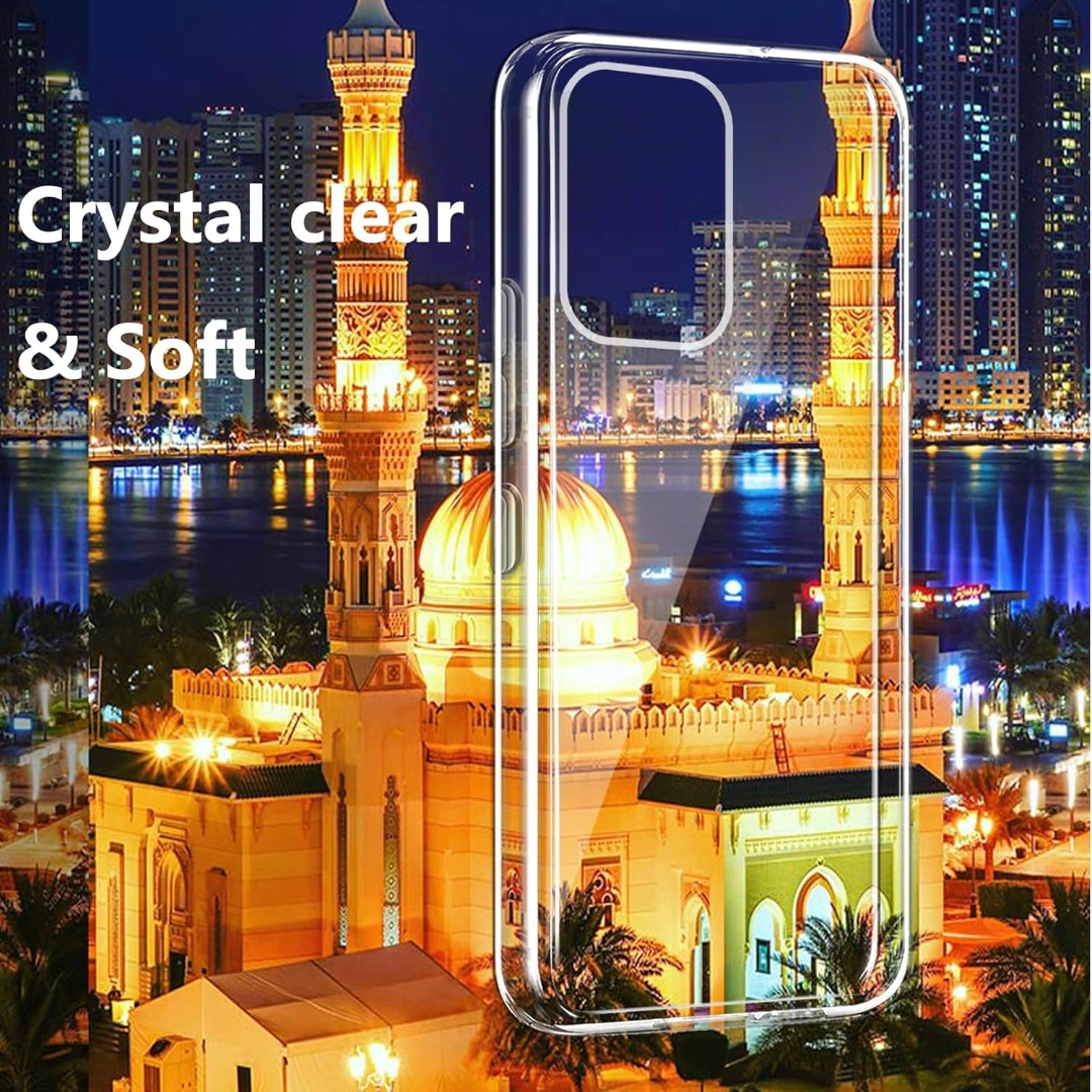 Custodia trasparente per HMD Pulse/HMD Pulse Pro/HMD Pulse Plus, antiurto, ultra sottile, in gel di silicone, resistente ai graffi, custodia protettiva per HMD Pulse Pro Plus