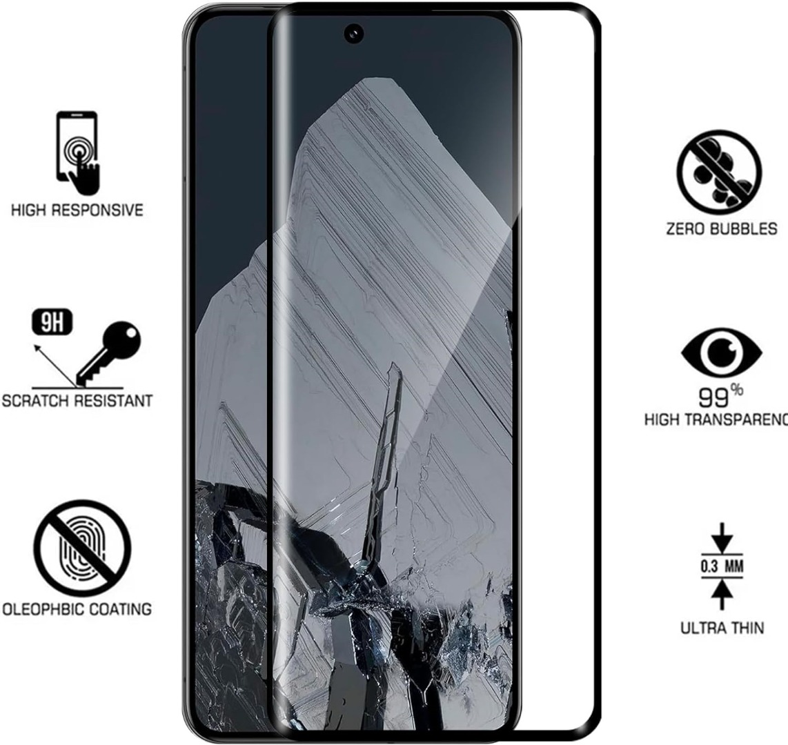 Protezione Fotocamera Posteriore In Vetro Temperato Per Google Pixel 10 Pro - 2 Pezzi, Durezza 9H, HD, Anti Graffio, Nero - 4