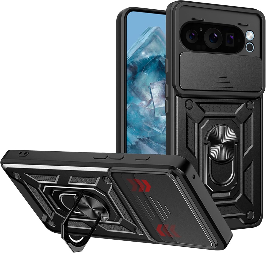 Custodia per Google Pixel 9 Pro Custodia con Slide Camera, per Google Pixel 9 Pro 5G
