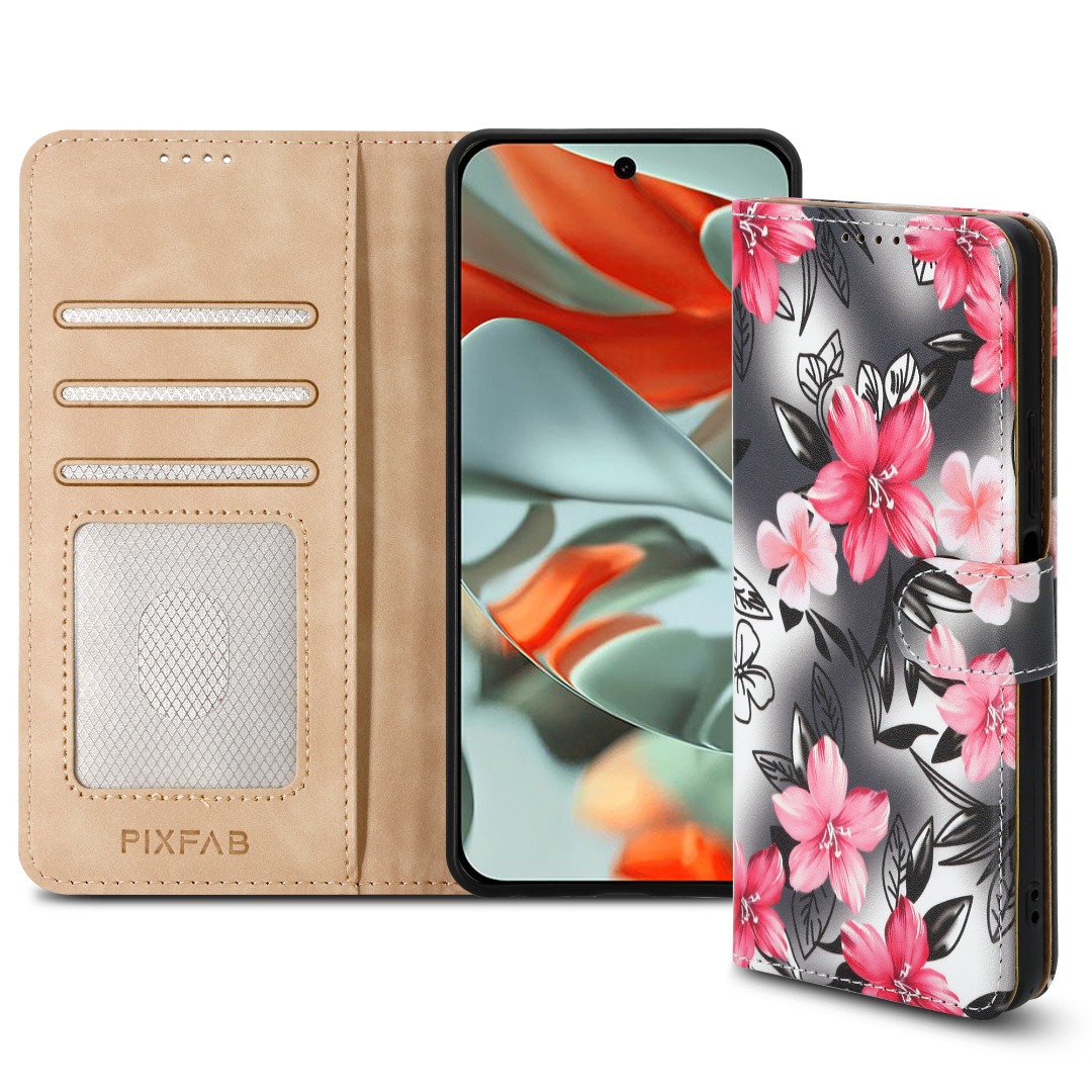 Klapphülle Für Google Pixel 9/9 Pro - PU-Leder Mit Kartenfach, RFID-Schutz & Standfunktion