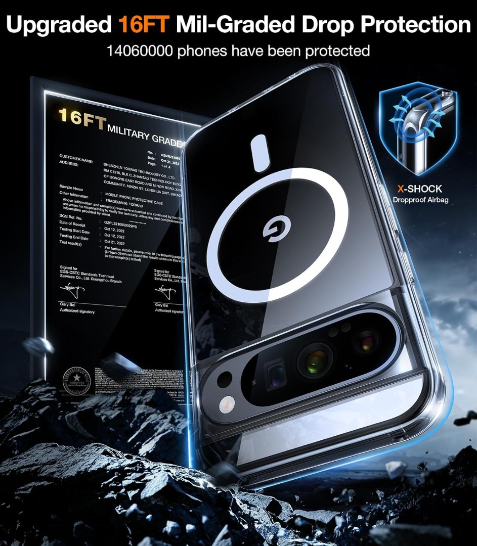 Spigen Cover Rugged Armor MagFit Compatibile Con Google Pixel 10 Pro XL, Supporto MagSafe E Pixelsnap - Nero Opaco - Foto 2