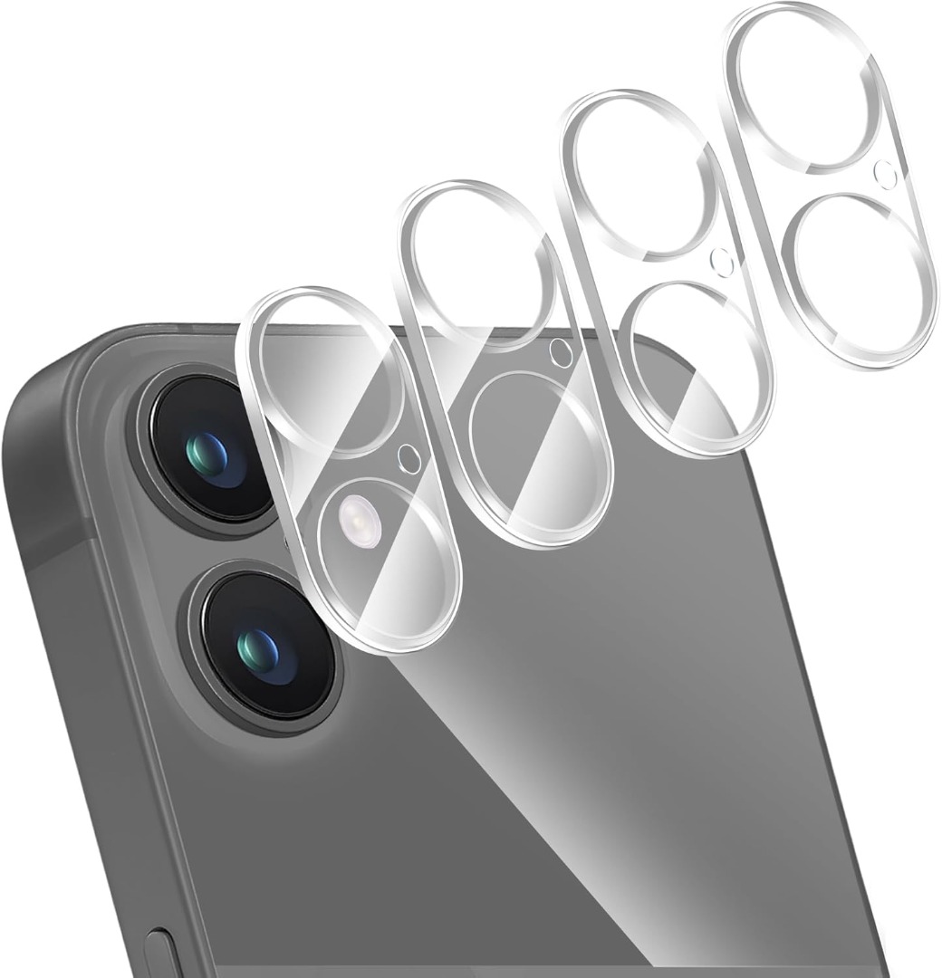 Protezione Fotocamera In Vetro Temperato E Alluminio Per IPhone 16 / 16 Plus – Lega Colorata, Antigraffio, Alta Trasparenza – Rosa