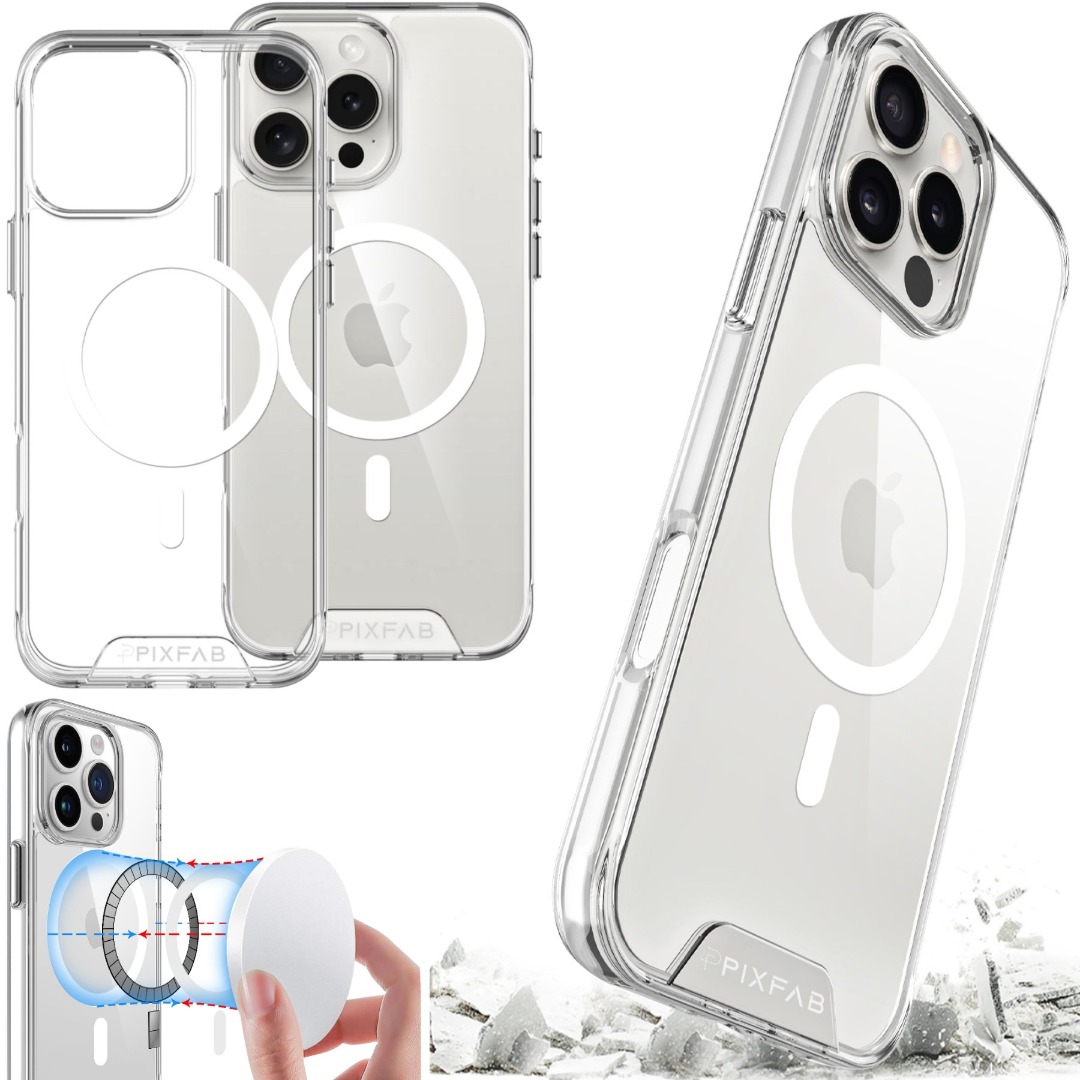 Clear Case For Apple iPhone 16 15 14 13 Pro Max MagSafe Card Holder Wallet Cover - Picture 14 of 39