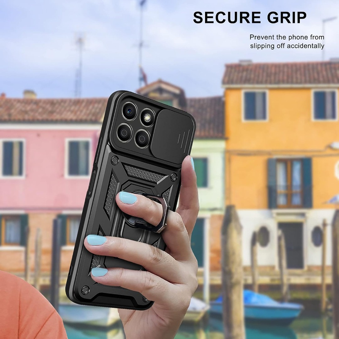 Vetro Honor 200 Custodia GEJEFA Per Honor 200 Smart 5G - Cover Silicone TPU Trasparente Con 2 Vetri Temperati 9H Inclusi Protezione Smartphone