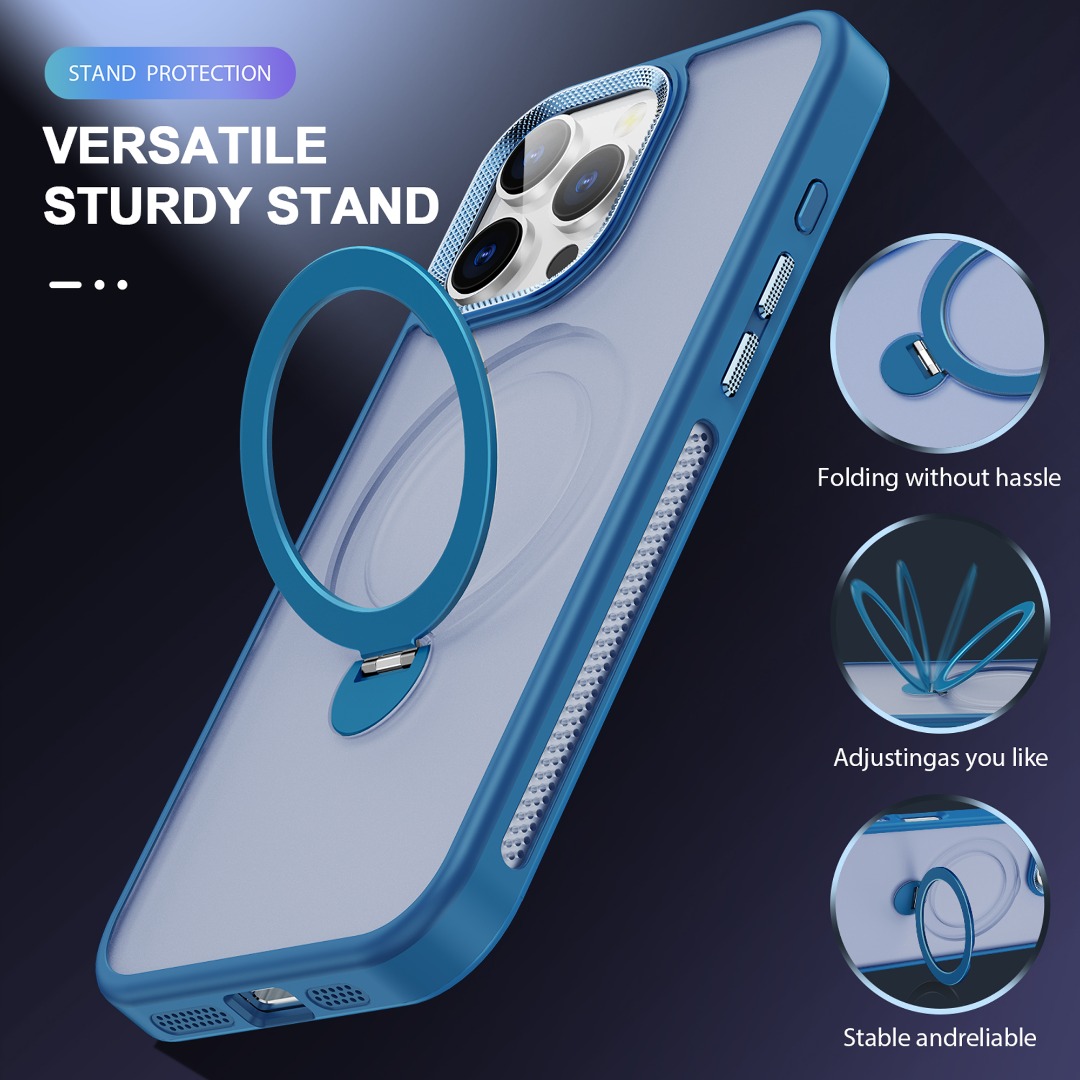 Custodie Iphone 16 Pro Custodia Antiurto Con Anello E Supporto