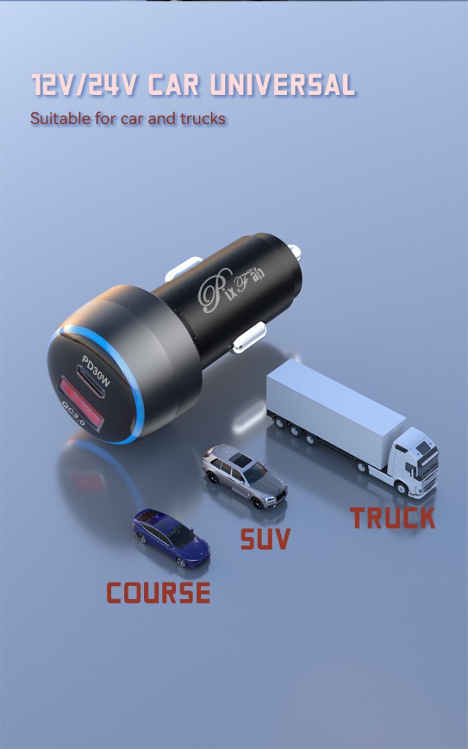 Adattatore per presa accendisigari in silicone da 12 V sul dispositivo di avviamento per auto - nero