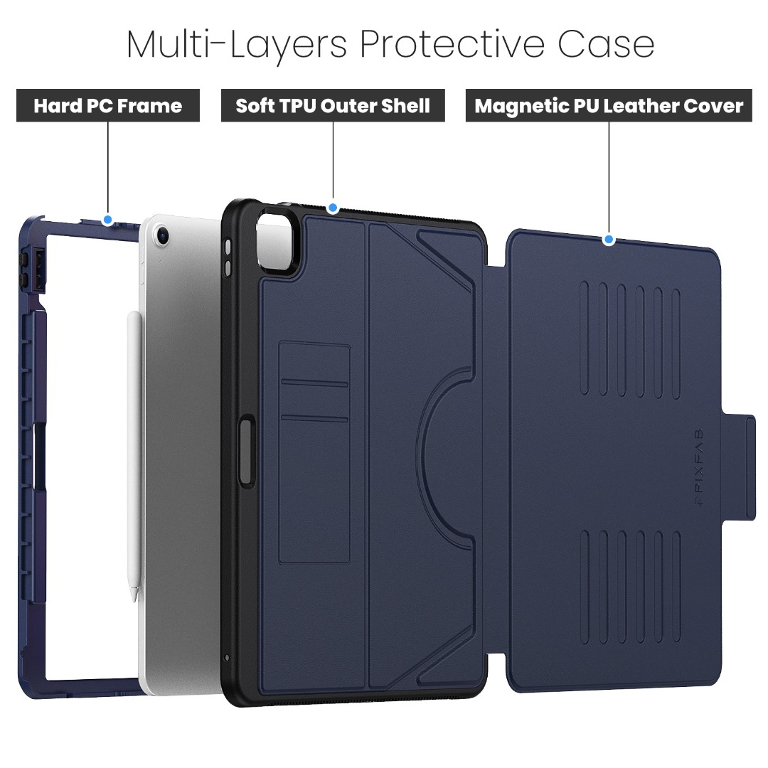 Custodia In Pelle Con Portafoglio Per Nothing Phone 2 – Blu, Cover Flip Con Chiusura Magnetica, Slot Per Carte E Stand