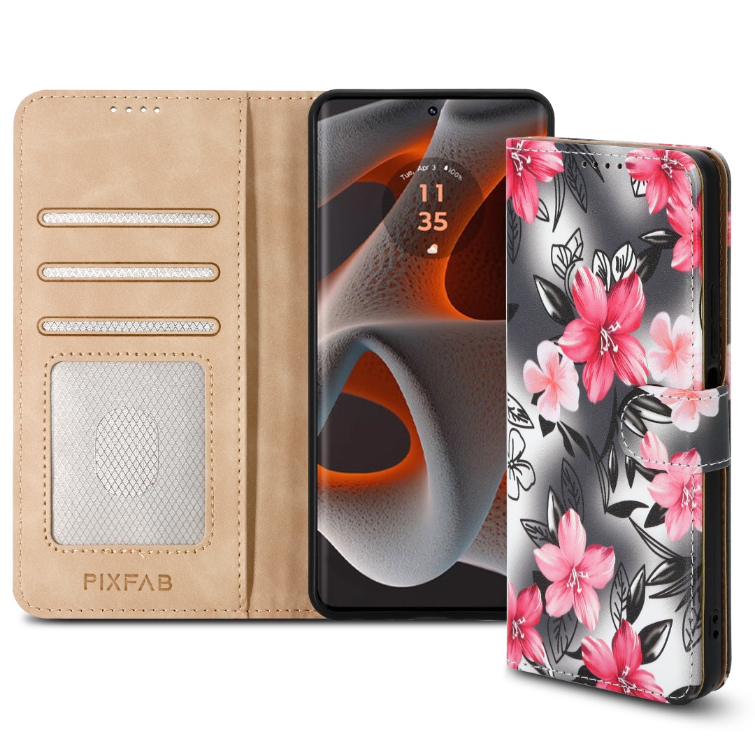 Edge 50 Pro Custodia Flip Motorola - Cover Portafoglio Pelle Con Supporto Motorola Edge 50 Pro 12/512 Gb - Foto 7