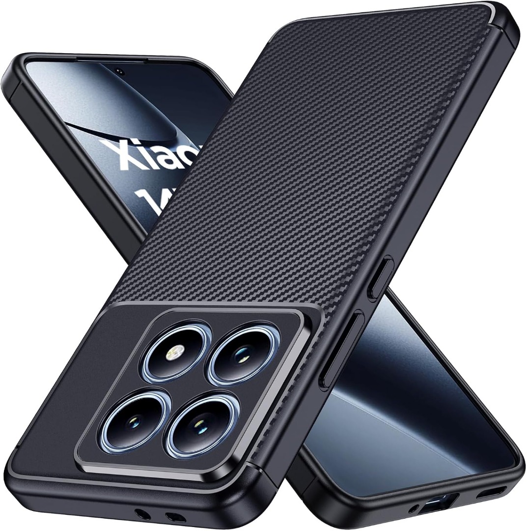 Étui Coque Xiaomi 14T Pro + Protecteur Écran - Silicone Antichoc Noir