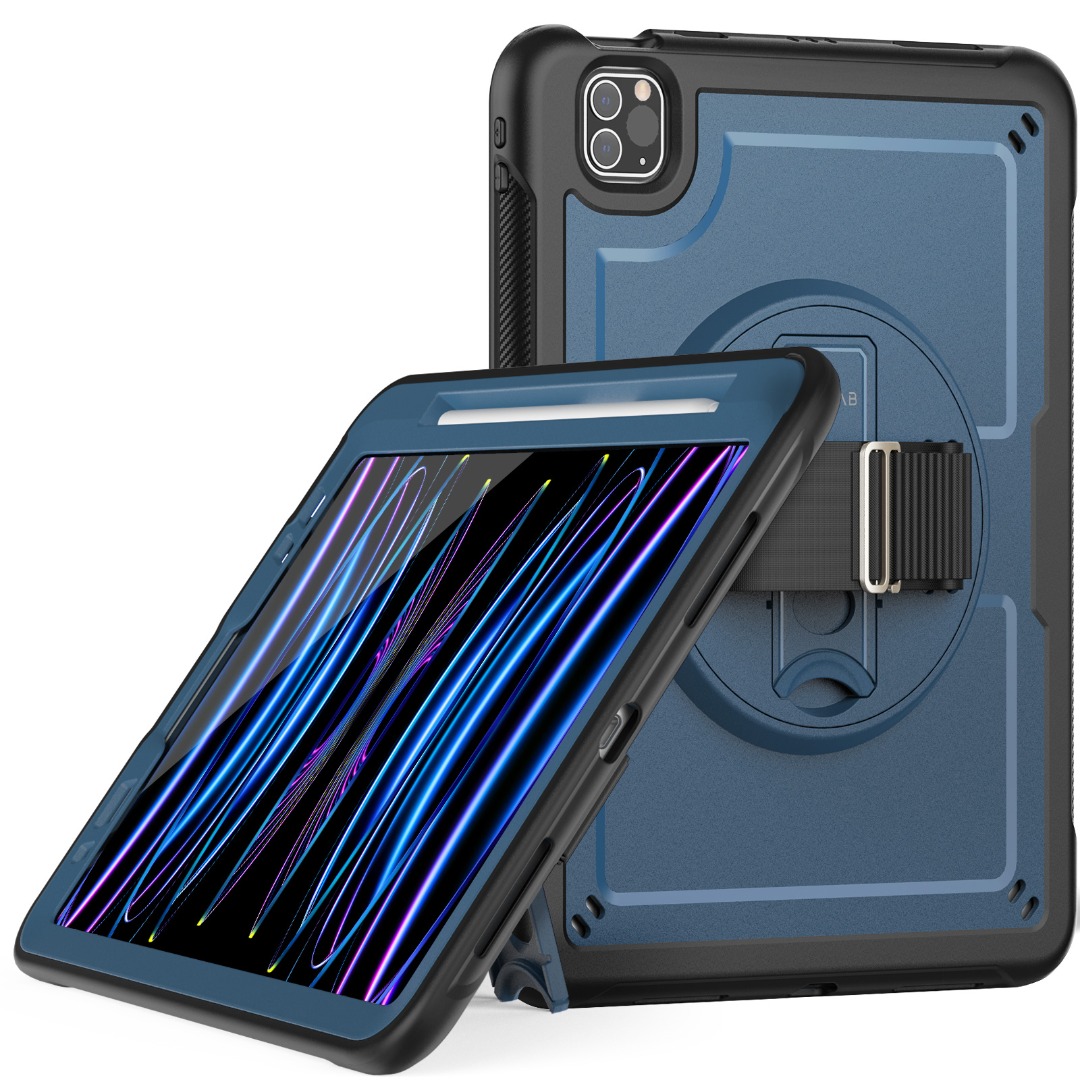 For iPad Pro Air 11 13 2025 Shockproof Heavy Duty Case 360 Rotating Stand Cover - Picture 23 of 40