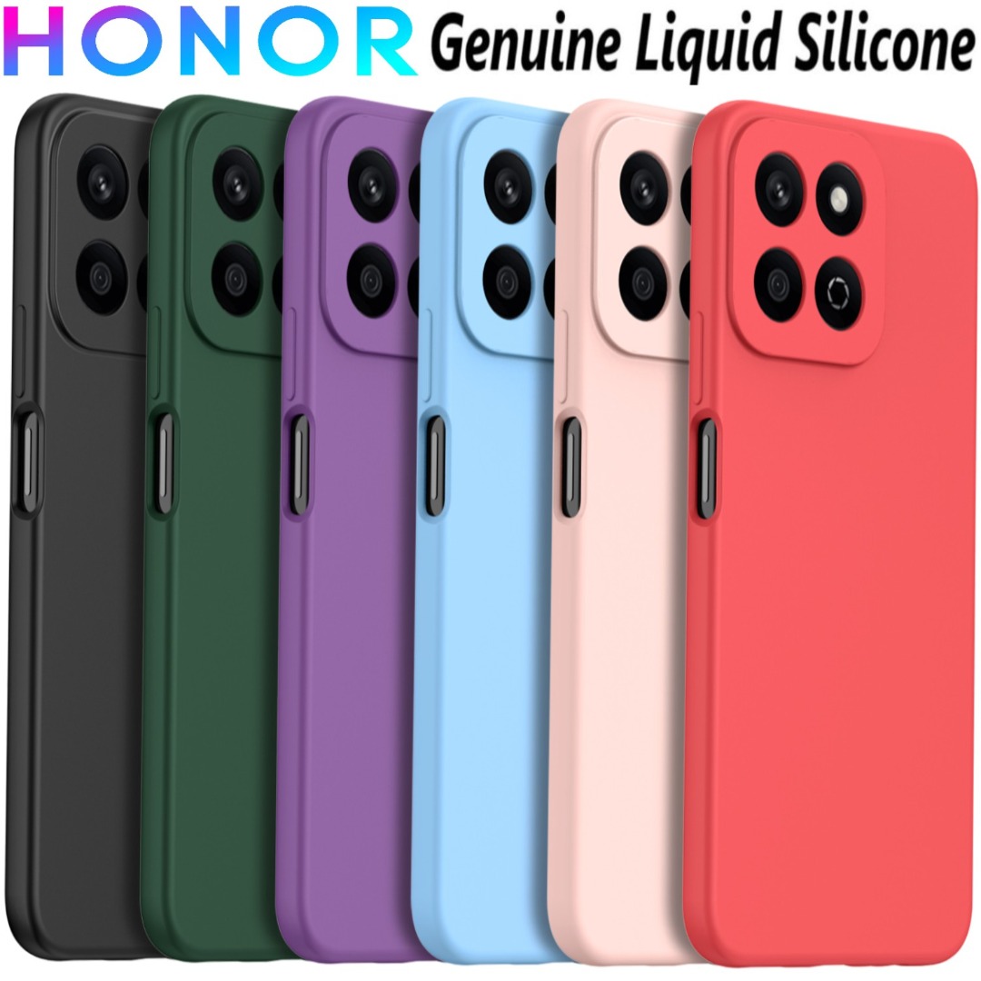 Cover Per Honor 200 Lite Con Protezione Fotocamera – Silicone TPU Ultra Sottile Con Bordi Dorati