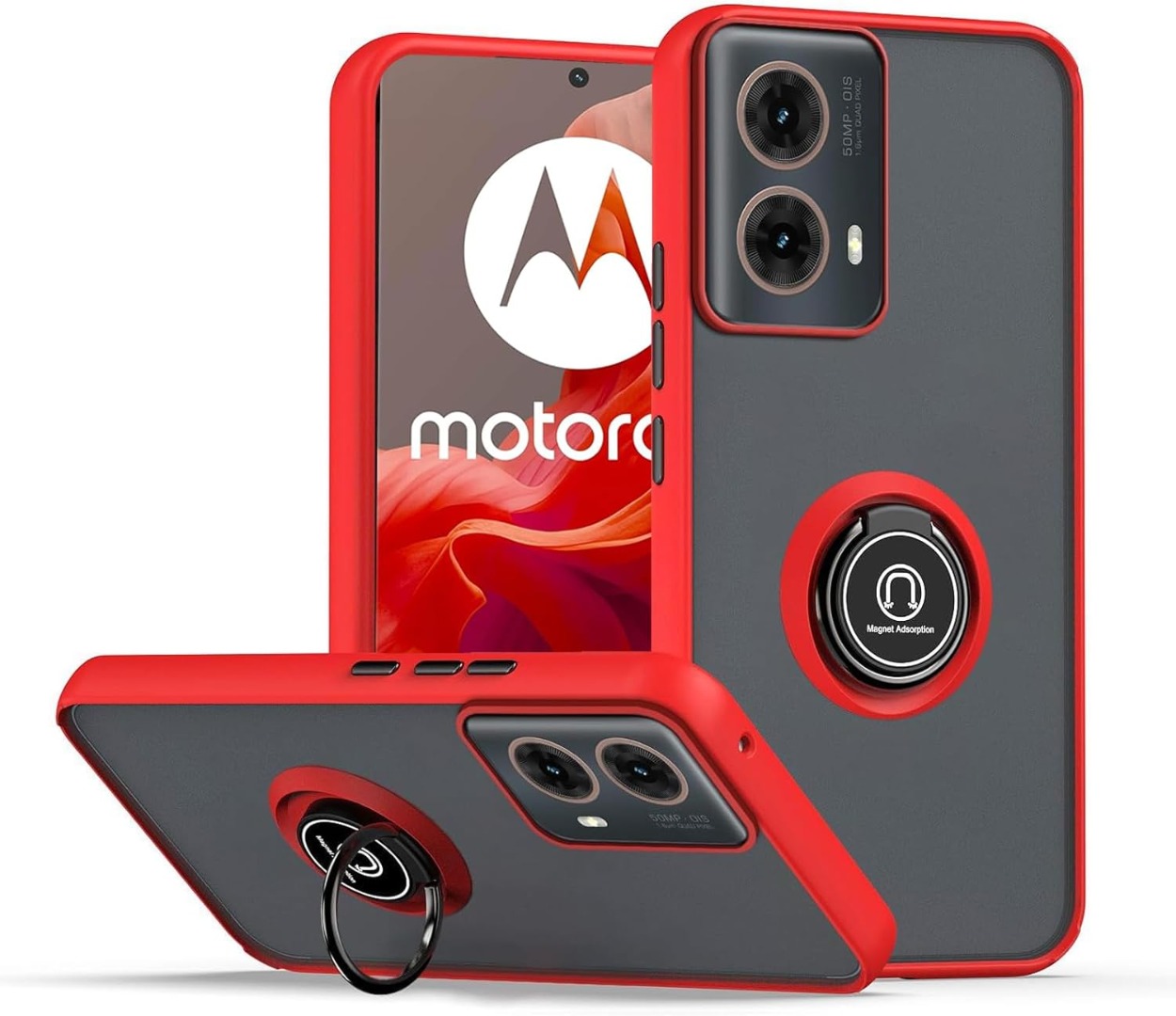 Motorola MOTO G 23 Für Motorola G13 G23 G53 E13 E20 G32 E22 Hülle Armor Stoßfest Ständer Stoßfeste Case G53