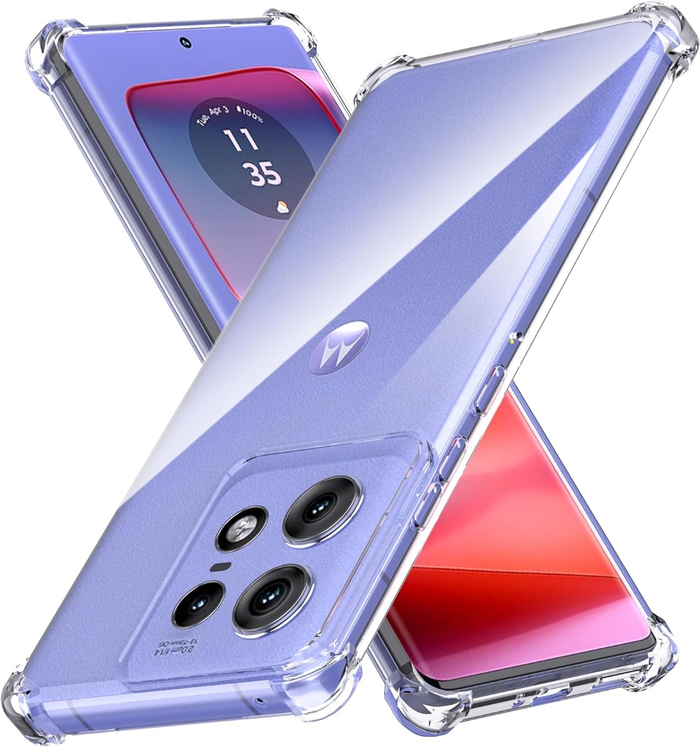 Pixfab Custodia ARMOUR Per Motorola Moto G15 – Silicone Trasparente Antiurto – Colori Vari - 2