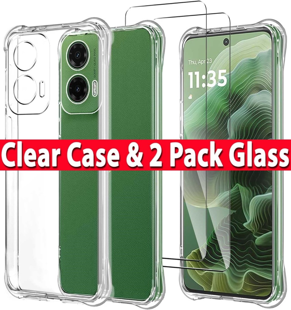 Coque pour Motorola G56 G86 G15 G05 G35 G55 E14 G04 coque téléphone gel silicone transparent - Photo 23 sur 26