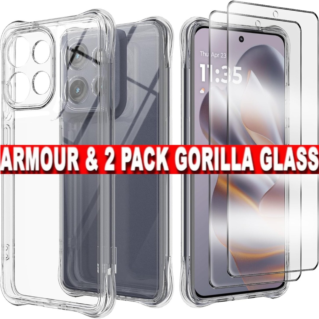 Coque pour Motorola G56 G86 G15 G05 G35 G55 E14 G04 coque téléphone gel silicone transparent - Photo 25 sur 26